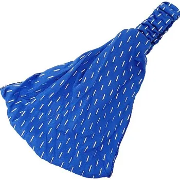 Šátek Látková čelenka zdobená - šátek - modrá