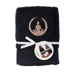 Sleep-well Osuška černá Jóga Rovnováha - z mikrobavlny Sleep-well ® - 70x140cm