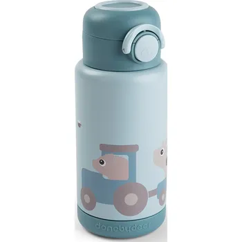 Done by deer, Termoláhev Tiny Farm 340 ml, modrá - Formadore