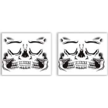 Karnevalový doplněk GUIRCA Dočasné tetování na obličej skeleton 2 ks