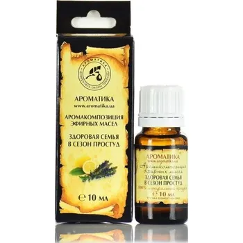 AROMATIKA Směs éterických olejů Zdravá rodina v období nachlazení, 100% přírodní.