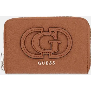 Peněženka Peněženka Guess CALEBRA dámská, hnědá barva, SWBG95 36140 SWBG95.36140 88X, vel. ONE SIZE