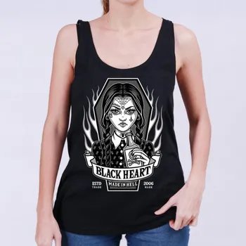 Dámské Tílko BLACK HEART WEDNESDAY velikost: S