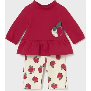 Kojenecká souprava Kojenecká tepláková souprava Mayoral Newborn červená barva, 2634 2634.2Q.Newborn.9BYA 33X, vel. 86