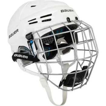 Hokejová helma Prilba Bauer RE-AKT 70 Combo Sr Farba: biela, Veľkosť: M