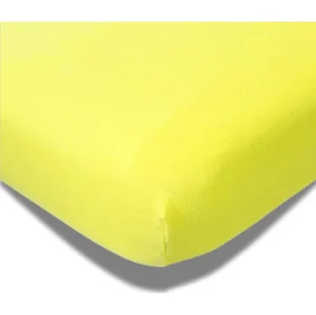Prostěradlo AAA matrace Prostěradlo Jersey 90x200 cm, 180x200 cm Žlutá 90x200 cm