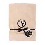 Sleep-well Osuška béžová Jóga Tanečník - z mikrobavlny Sleep-well ® - 70x140cm