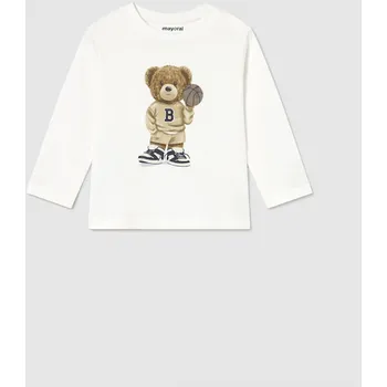 Mayoral chlapecké tričko s dlouhým rukávem 2058 - 082 Velikost: 86 100% bavlna