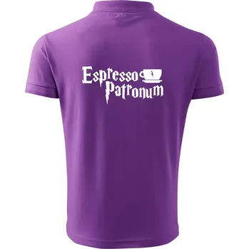 Pánská košile Harry - Espresso Patronum - Polokošile pánská Pique Polo 203 - 4XL ( Fialová )