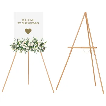 Malířský stojan Výstavní stojan Meeden dřevěný 163cm (Výstavní stojan Meeden dřevěný 163cm)