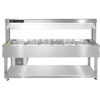 Bufet chlazený GN 6-1/1 TR Green + 6 Nerez RM GASTRO