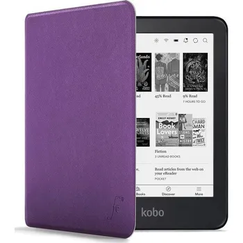 Pouzdro na tablet FOREFRONT CASES Pouzdro pro Kobo Aura Edition 2 - růžovo-zlaté - tenké a lehké, chytré automatické