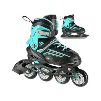 Kolečkové brusle NILS Extreme NH18190 černo-modré EU 39-43 brusle + DÁREK DLE VÝBĚRU!