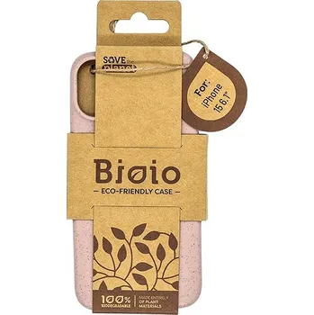 Pouzdro na mobilní telefon Forever Bioio pro Apple iPhone 15 růžový