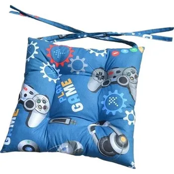 Podsedák Šatoli.cz Podsedák na školní židli 33x33 cm Herní motiv na petrolejové