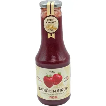 Sirup Babiččin sirup Jahoda 0,5l
