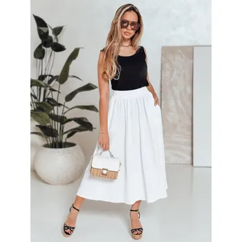 Dámská sukně Bílá maxi sukně CISTAL DStreet černá | bílá 3379915