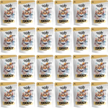 Krmivo pro kočku TUF TUF with turkey - mokré krmivo pro kočky - 24x300g