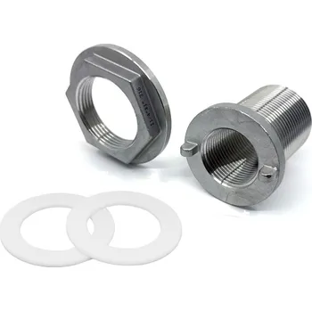 Fitinka Swiss Fittings Nerezová průchodka k nádrži Redukce: 3/4” x 1/2”