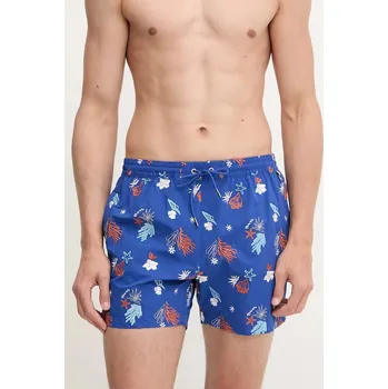 Pánské kraťasy Plavkové šortky BOSS modrá barva, 50540176 57X, vel. XL