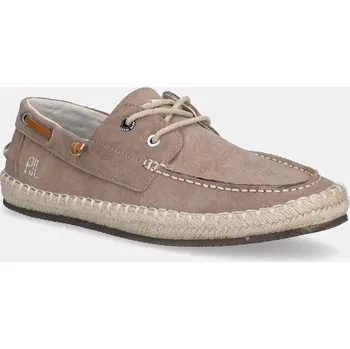 Dámská obuv Semišové espadrilky Pepe Jeans TOURIST DECK PMS10335 béžová 80X, EUR 41