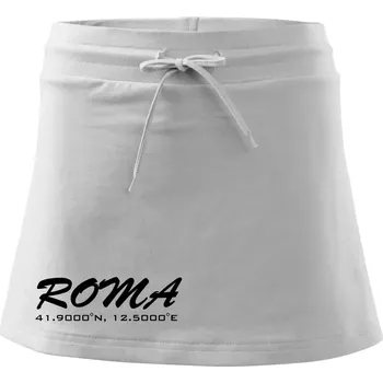 Dámská sukně Roma GPS - Sportovní sukně - two in one - M ( Bílá )