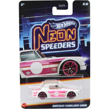 auto na autodráhu Hot Wheels Neon Speeders Datsun Fairlady 2000