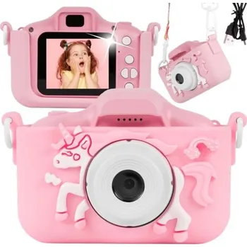 Digitální fotoaparát pro děti - jednorožec - růžová