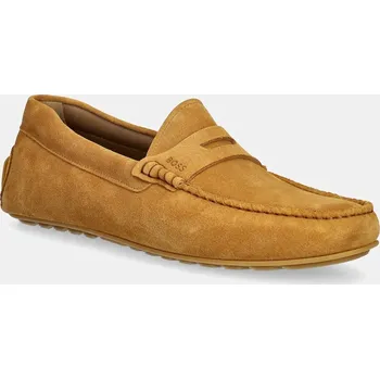 Dámská obuv Semišové mokasíny BOSS Noel 50541750.701 žlutá 18X, EUR 44