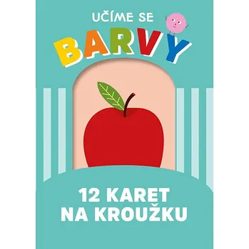 Bystrá hlava Učíme se barvy: 12 karet na kroužku Kniha