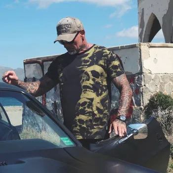 Pánské tričko Pánské triko Yakuza VIP Graveyard TSB 23065 Black velikost: 5XL