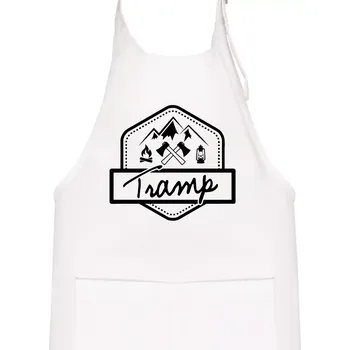Kuchyňská zástěra Tramp erb - Dětská zástěra na vaření - Univerzální velikost ( Bílá )