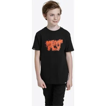 Chlapecké tričko Dětské tričko Meatfly Rock 2025 Black 134