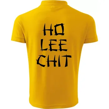 Pánská košile Ho lee chit - Polokošile pánská Pique Polo 203 - L ( Žlutá )