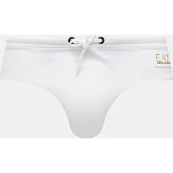 Dámské plavky Plavky EA7 Emporio Armani bílá barva, AF13240.7M000529 00X, vel. XXL