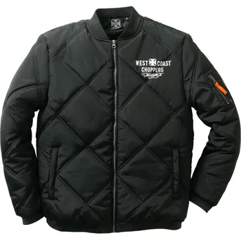 Pánská casual bunda West Coast Choppers - Bunda/ Bomber Rigid Jacket Black WCC velikost: 3XL