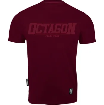 Pánské tričko PÁNSKÉ TRIKO OCTAGON Fight Wear 2022 burgund velikost: M