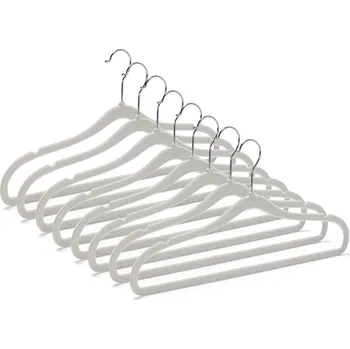 Šatní skříň 690716 - Tchibo - Extra úzká šatní ramínka - barva: šedá