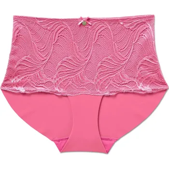 Kalhotky 696921 - Tchibo - Kalhotky s vysokým pasem »light-shaping« - pro ženy - vel. XL 48/50 - barva: růžová