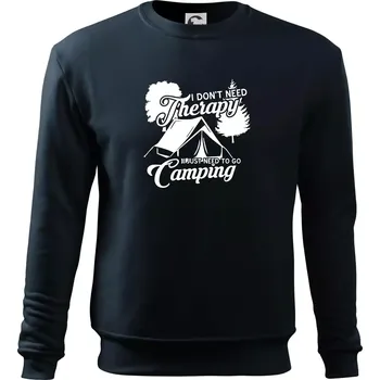 Chlapecké tričko I don't need therapy camping - Mikina Essential dětská - 158 cm/12 let ( Námořní modrá (velmi tmavá - téměř černá) )