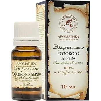Vonný olej AROMATIKA Olej z růžového dřeva, 100% přírodní, Aromatika, 10 ml