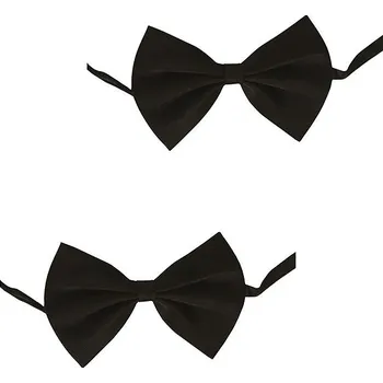 Karnevalový doplněk GUIRCA Černý motýlek gangster 11 cm 2 ks