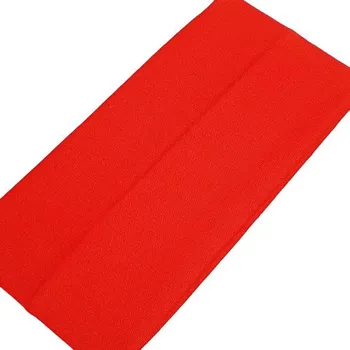 Čelenka Látková elastická čelenka - červená - 9cm