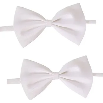 Karnevalový doplněk GUIRCA Bílý motýlek gangster 11 cm 2 ks