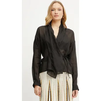 Pánská košile Košile Forte Forte 13891.my.shirt černá 99X, vel. 42