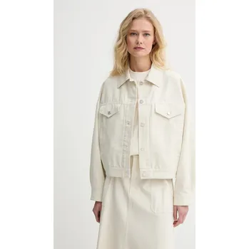 Dámský kabát Bavlněná bunda A.P.C. blouson cally COGBJ.F02905 béžová 12J, vel. 40