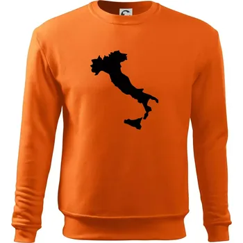 Pánská mikina Itálie obrys - Mikina Essential pánská - M ( Oranžová )