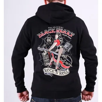 Pánská mikina Pánská Mikina BLACK HEART ROCKABILLY QUEEN velikost: 3XL + Doprava zdarma na další nákup