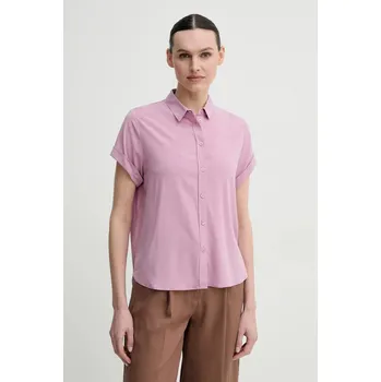 Košile Samsoe Samsoe MAJAN F19123672 fialová 40X, vel. XL