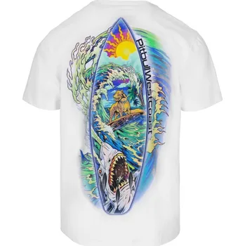 Pánská móda PitBull West Coast - pánské triko CAMINO bílé velikost: L